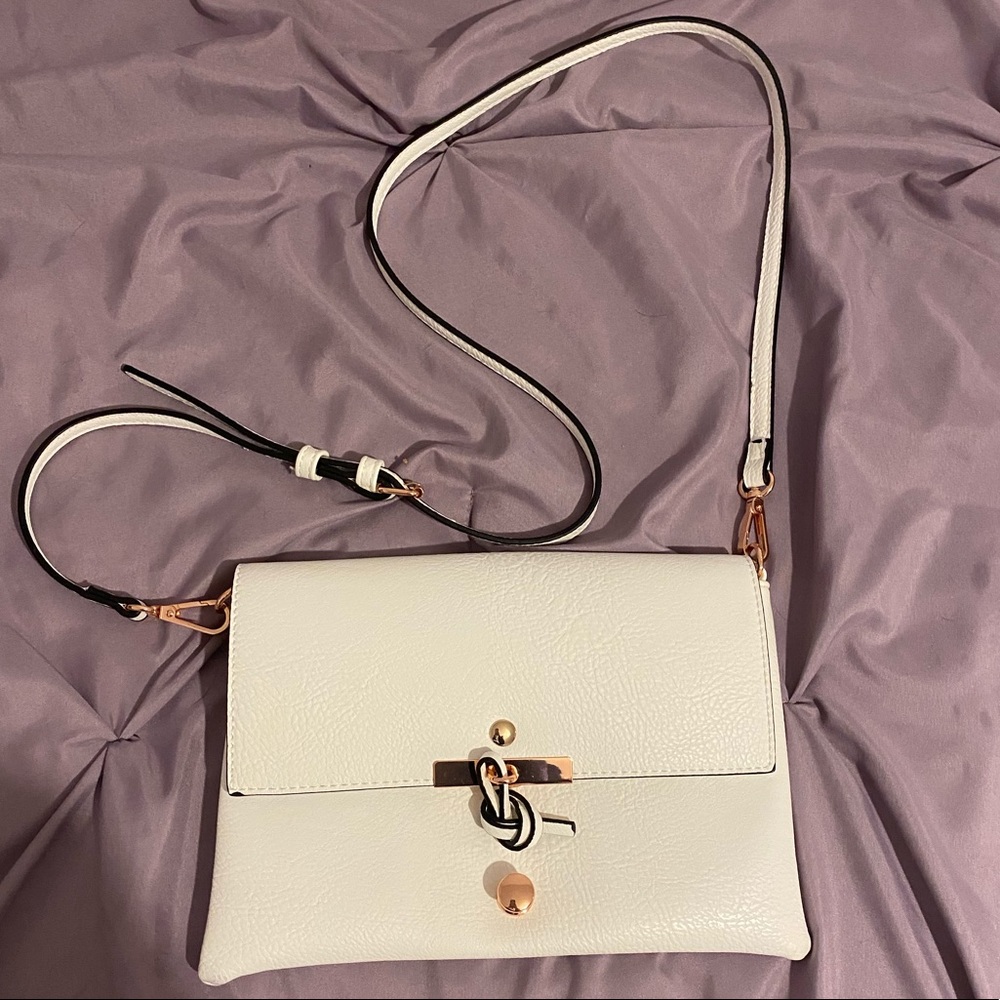 White purse